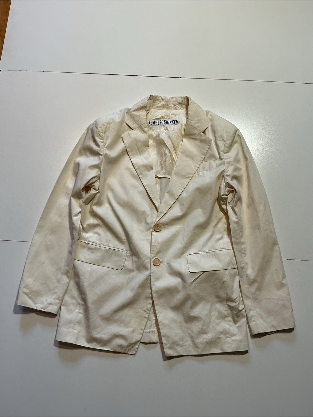 Vintage Dirk Bikkembergs Made In Italy
2 Button Cotton Sportscoat Blazer Jacket